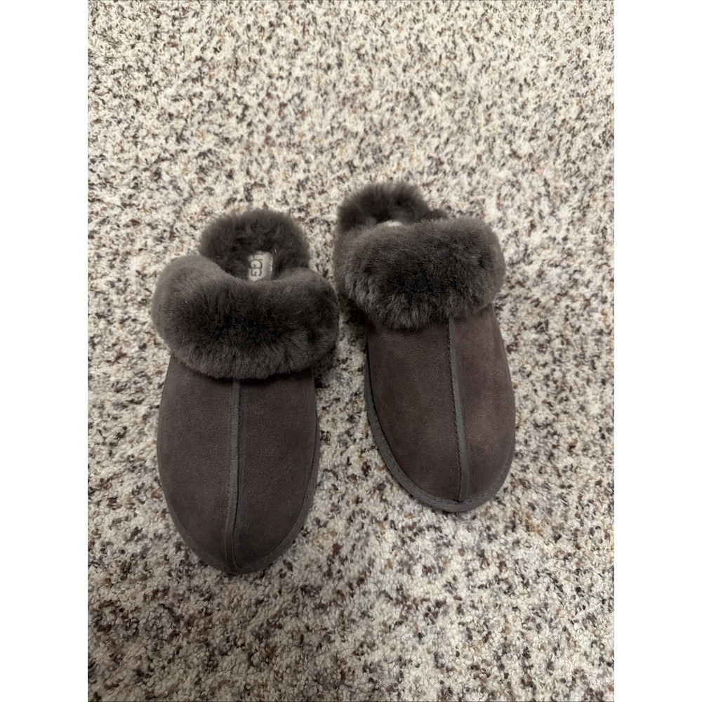UGG Australia Coquette Women's Slippers‎ Gray- Brown Sz 6 US 37 EU New